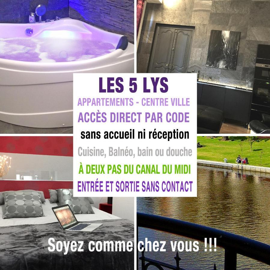 Apartments Les 5 Lys - Quartier La Bastide Carcassonne Dış mekan fotoğraf